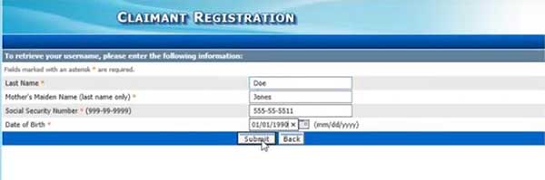 claimant registration username nevada unemployment
